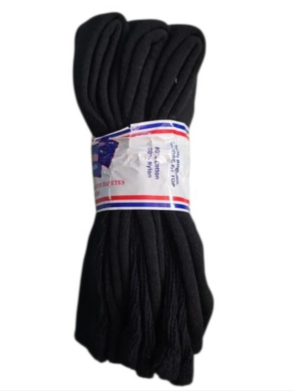 Physicians Choice Diabetic Crew Socks 3 Pair Black 13-15 Cotton USA Made NOS - Picture 6 of 12